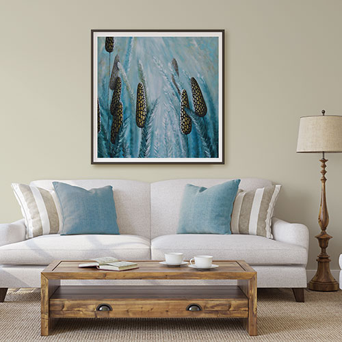 How to choose a frame for an oil painting with a nature motif