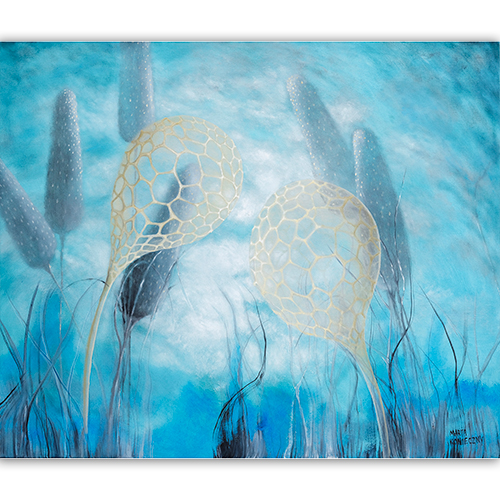 original oil painting botany organic nature plants gold zebras black modern beautiful gorgeous best gallery Marta Konieczny 100x120 cm unique delicate sensitive sensual