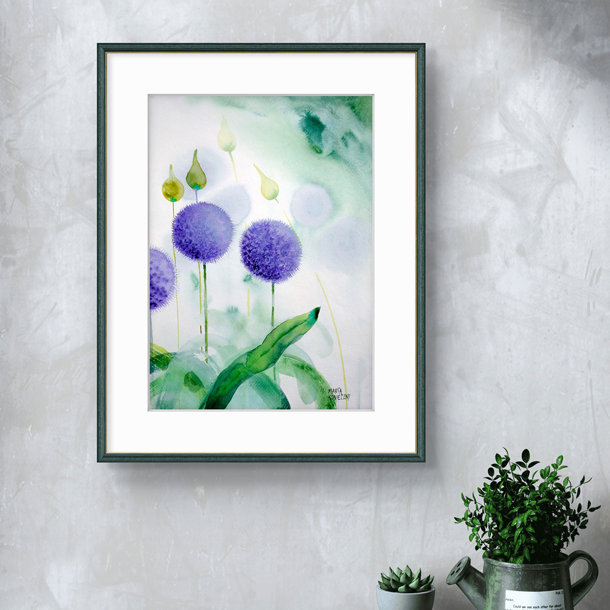 FLOWERING ALLIUM